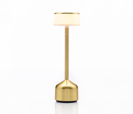 Demoiselle Tall | Cylinder Opal | Yellow Gold | Luminaires de table | Imagilights