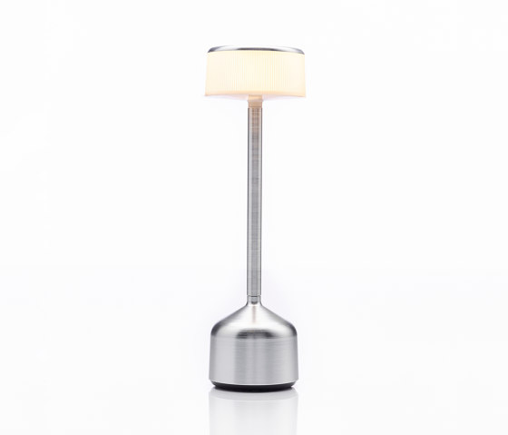 Demoiselle Tall | Cylinder Opal | Aluminum | Table lights | Imagilights