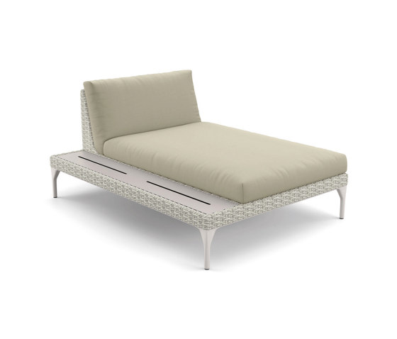 MU Daybed incl. shelf right | Chaise longues | DEDON