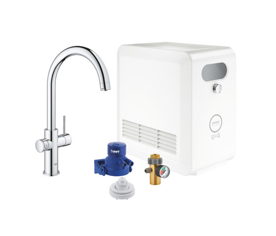 GROHE Blue Pro Connected C-spout kit | Kitchen taps | GROHE