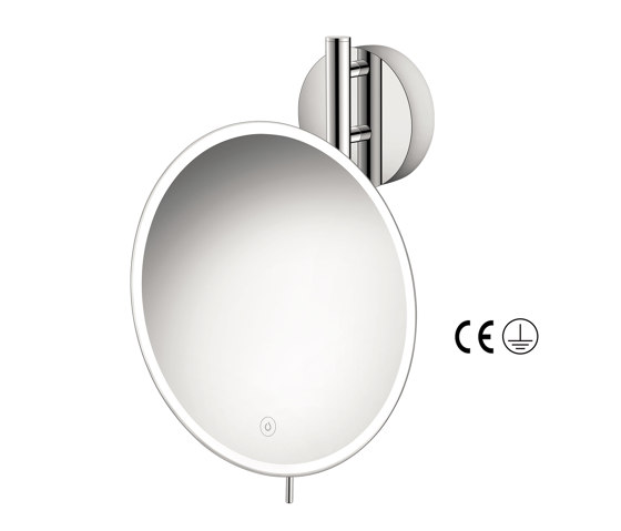 cosmetic mirrors | Wall mounted magnifying mirror x5 with LED | Specchi da bagno | SANCO