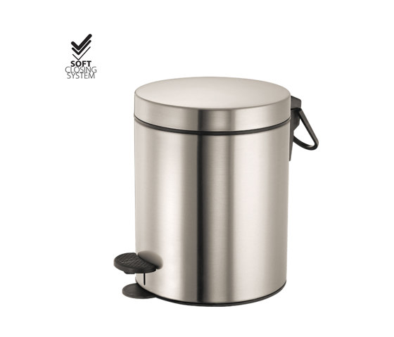 waste bins | Waste receptacle 5lt  Soft closing system | Poubelles de salle de bain | SANCO