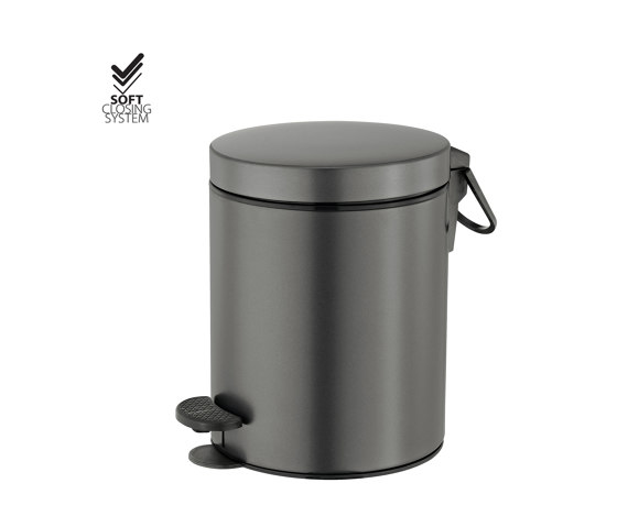 waste bins | Waste receptacle 5lt  Soft closing system | Pattumiera bagno | SANCO