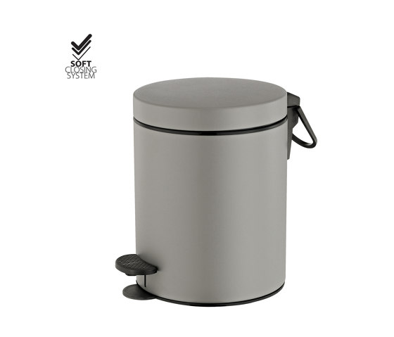 waste bins | Waste receptacle 5lt  Soft closing system | Bath waste bins | SANCO