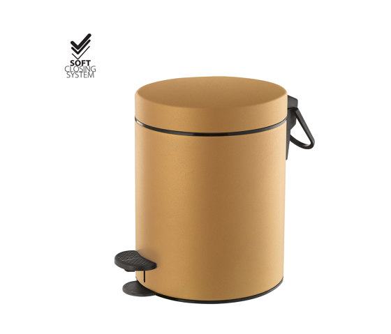 waste bins | Waste receptacle 5lt  Soft closing system | Bath waste bins | SANCO