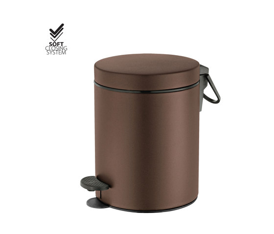 waste bins | Waste receptacle 5lt  Soft closing system | Pattumiera bagno | SANCO