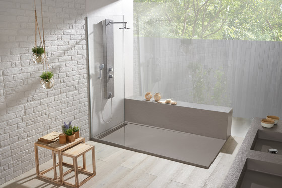 Shower tray | Duo Slate | Shower trays | Acquabella