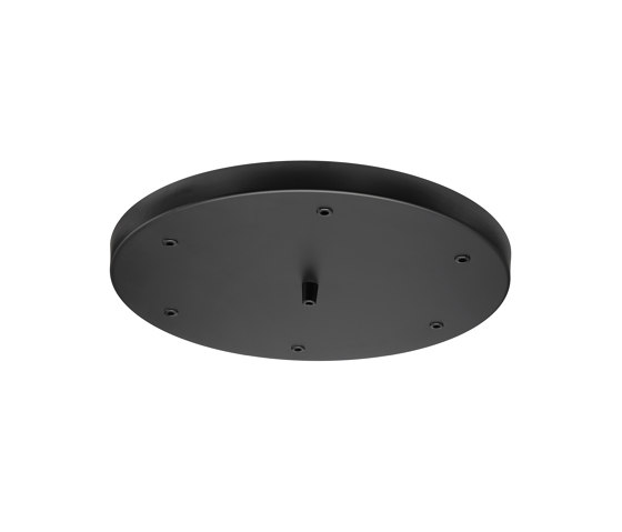 Ceiling Cup Metal Black 6 holes | Accesorios de iluminación | NUD Collection