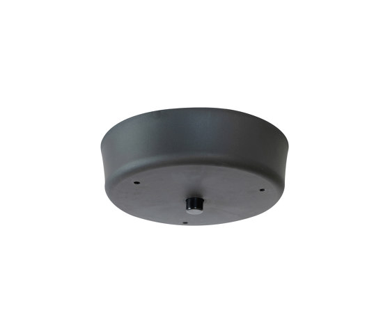 Ceiling Cup Plastic Black 3 holes | Accessori per l'illuminazione | NUD Collection