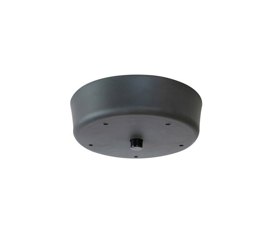 Ceiling Cup Plastic Black 5 holes | Accessori per l'illuminazione | NUD Collection
