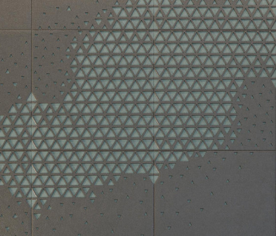 DUO Leatherwall City Voronof Watersuede Sage | Leather tiles | Studioart