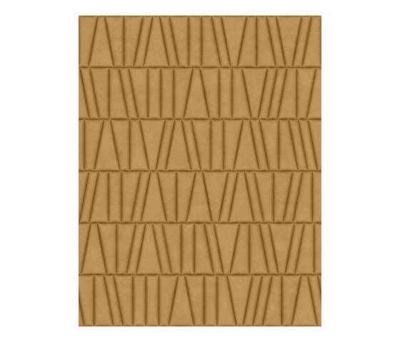 FRAMMENTI Luz Capuccino Bombato Layout 1 | Leather tiles | Studioart