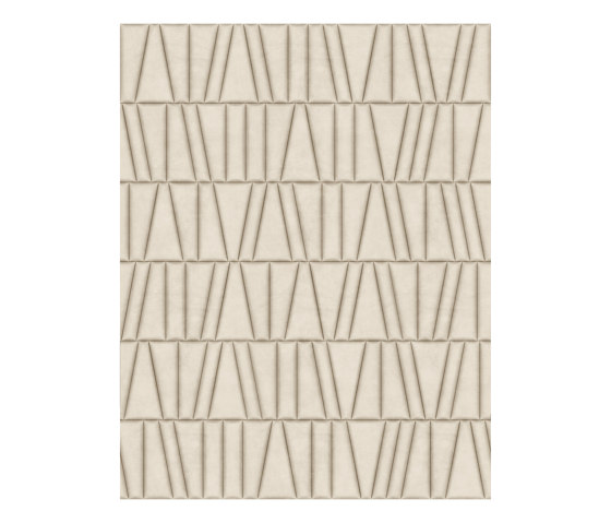 FRAMMENTI Luz Cool Bombato Layout 1 | Leather tiles | Studioart