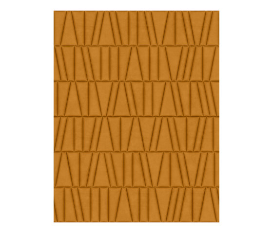 FRAMMENTI Urban Caramel Layout 1 | Leather tiles | Studioart