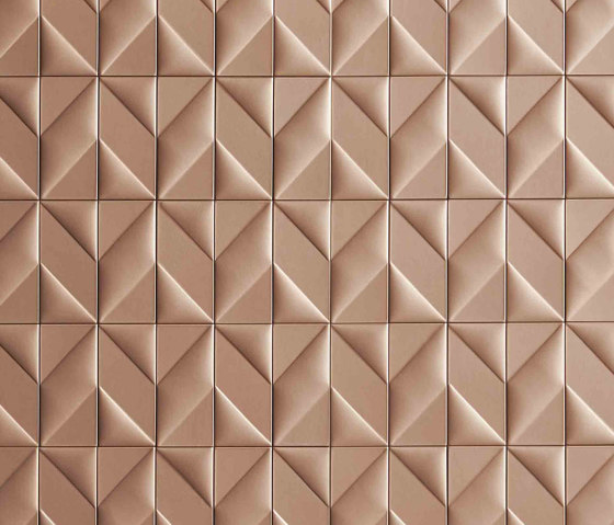 LADY N Leatherwall Satin Copper Layout 1 | Leather tiles | Studioart