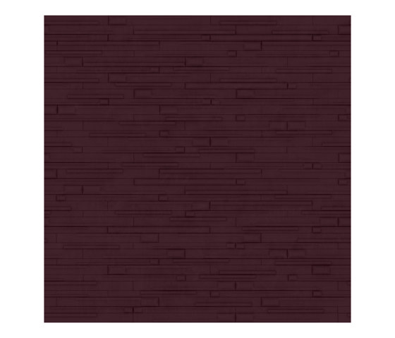 WOODS Natural Burgundy Layout 1 | Leather tiles | Studioart