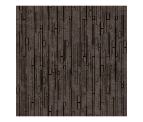 WOODS Natural Fango Layout 2 | Leather tiles | Studioart