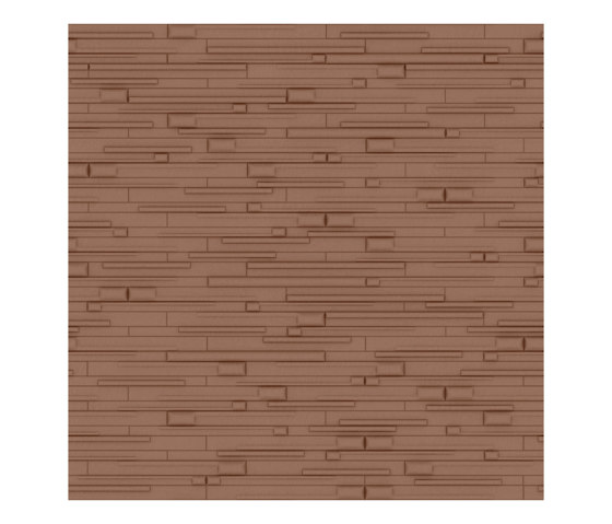 WOODS Satin Copper Layout 1 | Leather tiles | Studioart