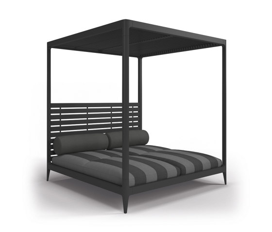 Lodge Cabana Aluminium Back & Roof (Poolside Coal) | Day beds / Lounger | Gloster Furniture GmbH