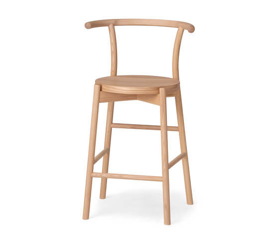 Kotan High Chair - Wood | Taburetes de bar | CondeHouse