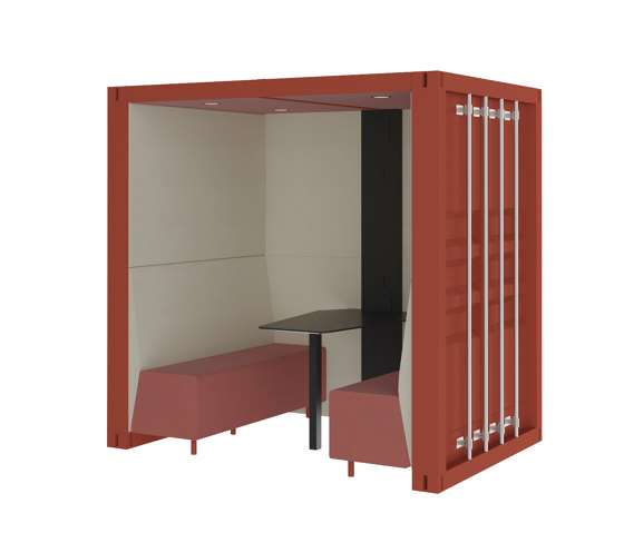 Part Enclosed Container Box | Sistemi assorbimento acustico architettonici | The Meeting Pod