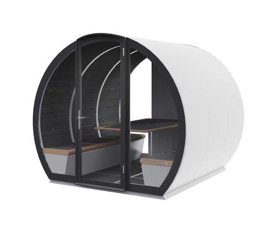 6 Person Fully Enclosed Outdoor Pod | Cabinas de oficina | The Meeting Pod