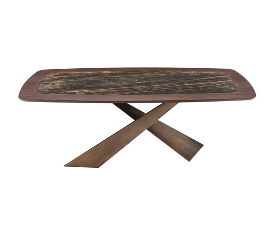 Living Shaped Wooden With Ceramic Insert | Dining tables | Riflessi