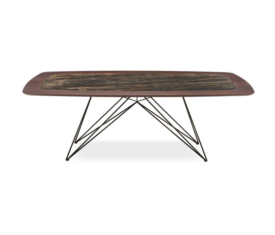 Pegaso Wooden Top With Ceramic Insert | Dining tables | Riflessi