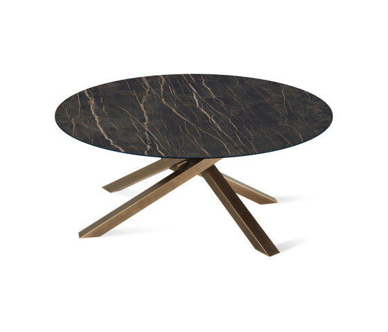 Shangai Runde Tischplatte aus Keramik | Esstische | Riflessi