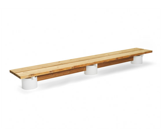 Plinth long bench | Bancs | Vestre