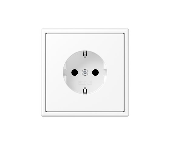 LS 990 | SCHUKO-Socket matt snow white | Schuko sockets | JUNG