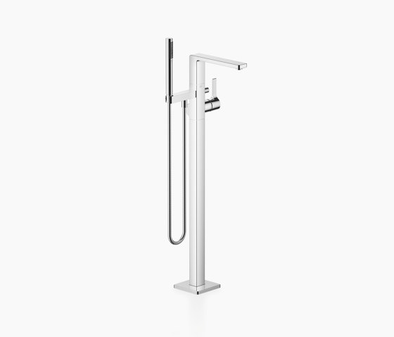 LULU - Single-lever bath mixer with stand pipe for free-standing assembly with hand shower set | Bath taps | Dornbracht