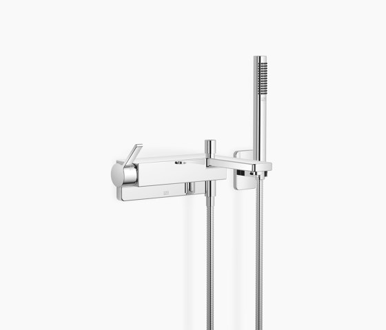 LULU - Single-lever bath mixer for wall mounting with hand shower set | Bath taps | Dornbracht
