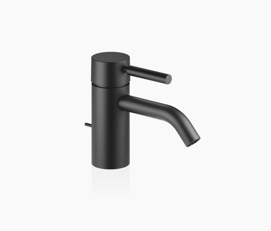 Meta - Monomando de lavabo con válvula automática - negro mate | Grifería para lavabos | Dornbracht