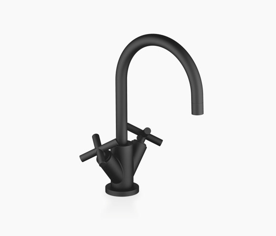 Tara. - Single-hole basin mixer with pop-up waste - matt black | Wash basin taps | Dornbracht