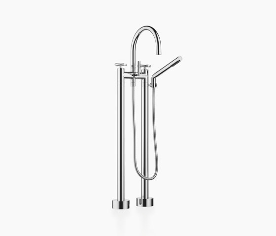 Tara. - Two-hole bath mixer for free-standing assembly with hand shower set | Bath taps | Dornbracht