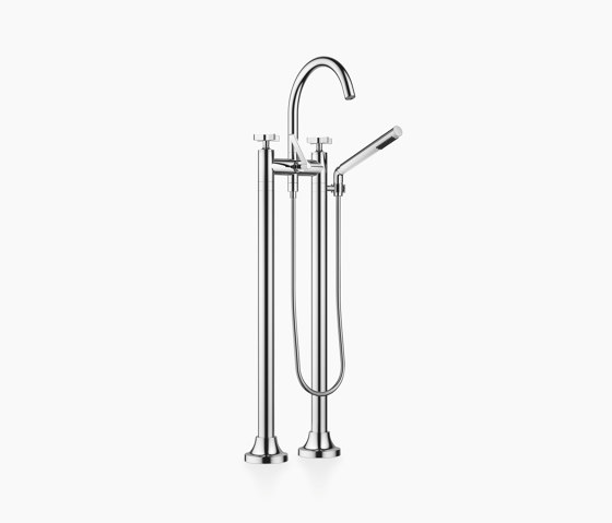 VAIA - Two-hole bath mixer for free-standing assembly with hand shower set | Bath taps | Dornbracht