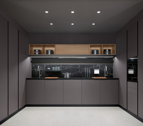 Thea, Layout 01 | Fitted kitchens | Arclinea