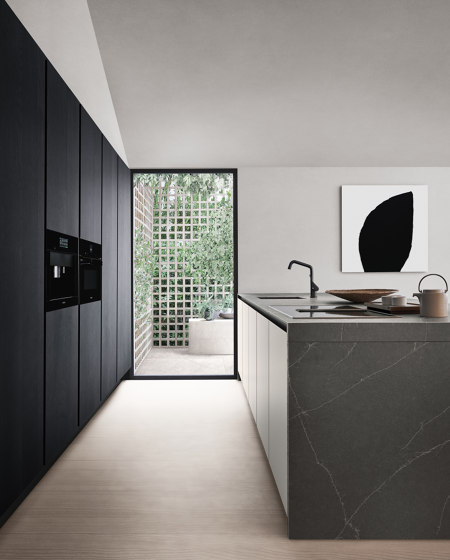 Thea, Show and Wet Kitchen | Fitted kitchens | Arclinea