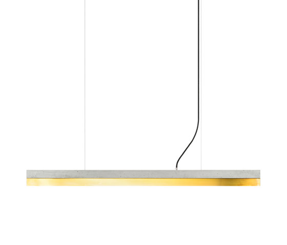 [C1] Concrete & Brass (L122cm) | Lámparas de suspensión | GANTlights