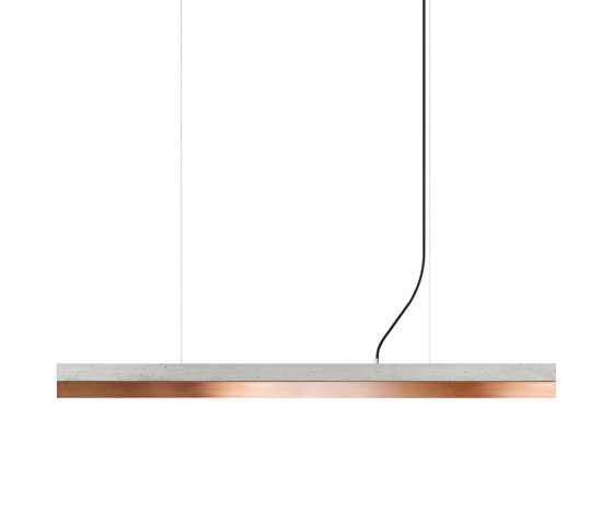 [C1] Concrete & Copper (L122cm) | Lampade sospensione | GANTlights