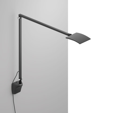 Mosso Pro Desk Lamp with wall mount, Metallic Black | Appliques murales | Koncept