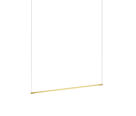 Z-Bar Pendant Linear, Gold (36" light bar) | Lámparas de suspensión | Koncept