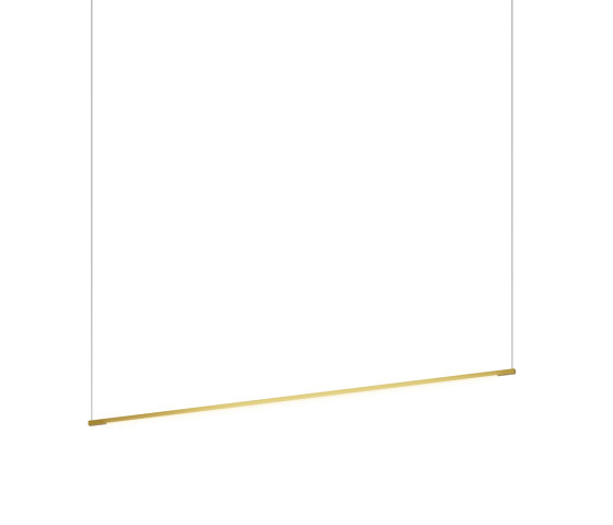 Z-Bar Pendant Linear, Gold (48" light bar) | Suspended lights | Koncept
