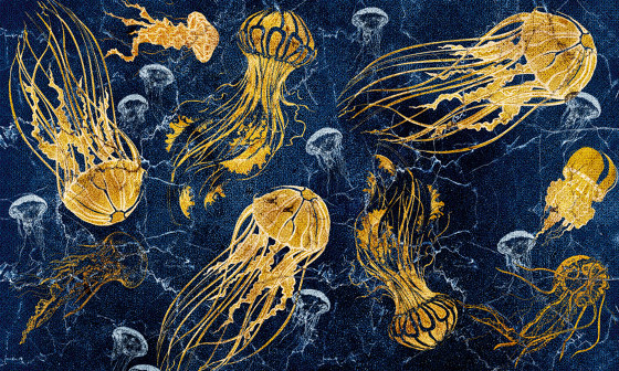 AP Contract | Digital Printed Wallpaper | Jellyfish I DD120548 | Revestimientos de paredes / papeles pintados | Architects Paper
