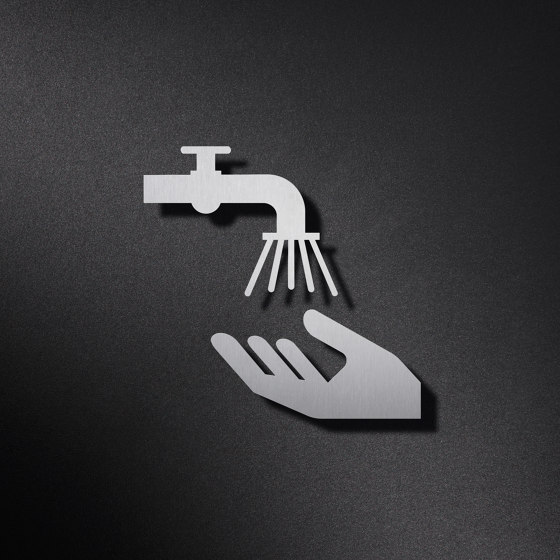 Pictogram Washing hands | Symbols / Signs | PHOS Design