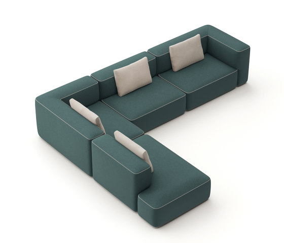 pads sofa configuration 10 | Divani | Brunner