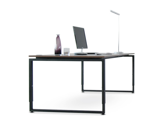 pure vienna desk with skid frame | Desks | Wiesner-Hager