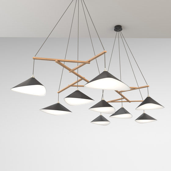 Emily Group of Nine semi-matte | Suspended lights | Daniel Becker Studio