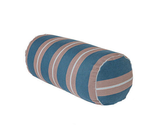 Tube Cushion Petrol Stripe | Cushions | Trimm Copenhagen